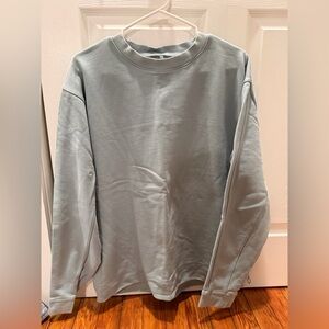 lululemon athletica Light Blue Crewneck Shirt Jacket